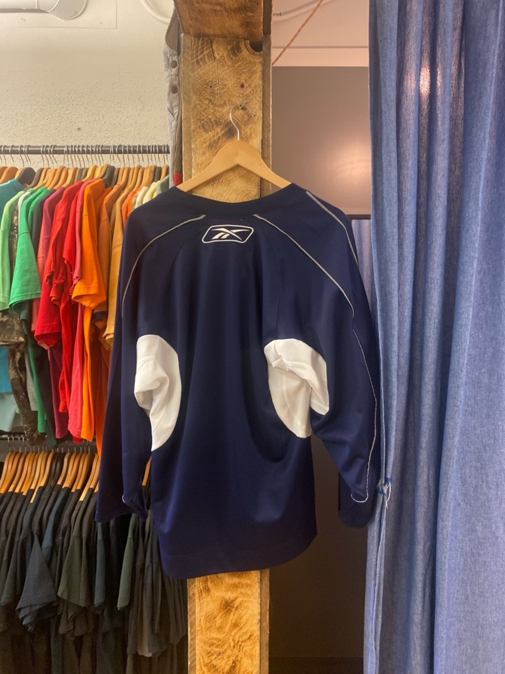 Edmonton Oilers Navy Reebok jersey - Picture 2 of 2